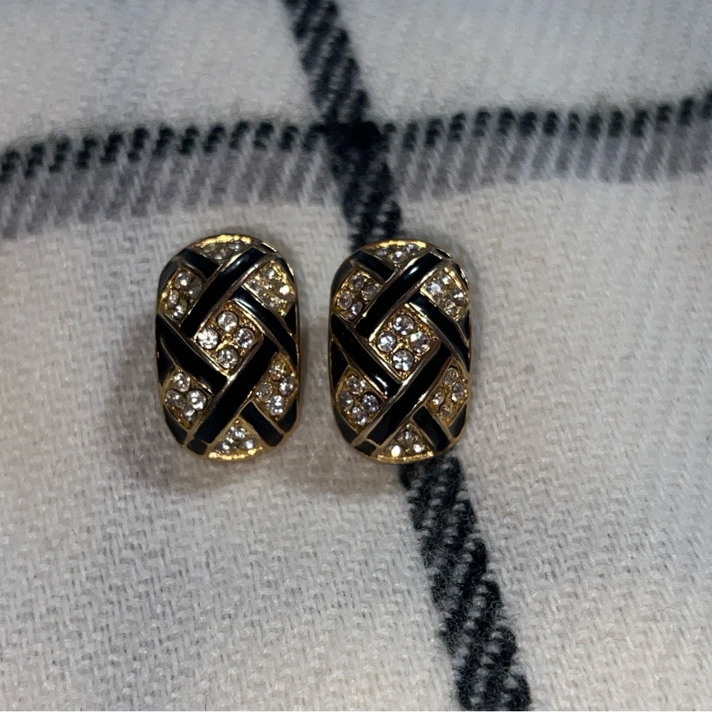 Avon clip on earrings & ring